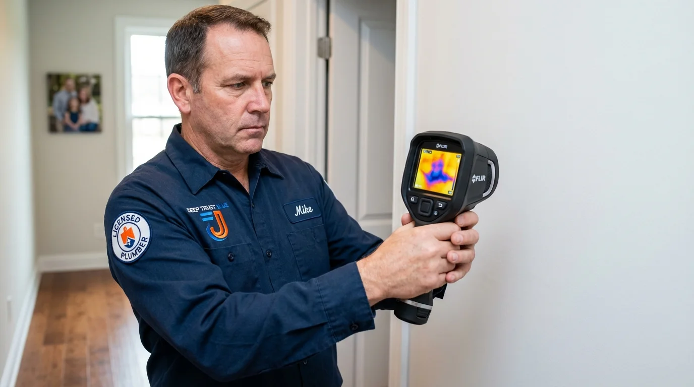 Thermal imaging leak detection by Johns Plumbing LLC in Goodland